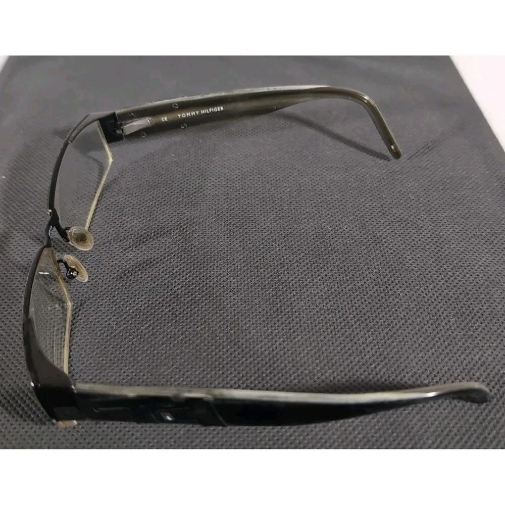 Tommy Hilfiger TH3408 Black Half Rim Eyeglass Frames Only 56-17-140